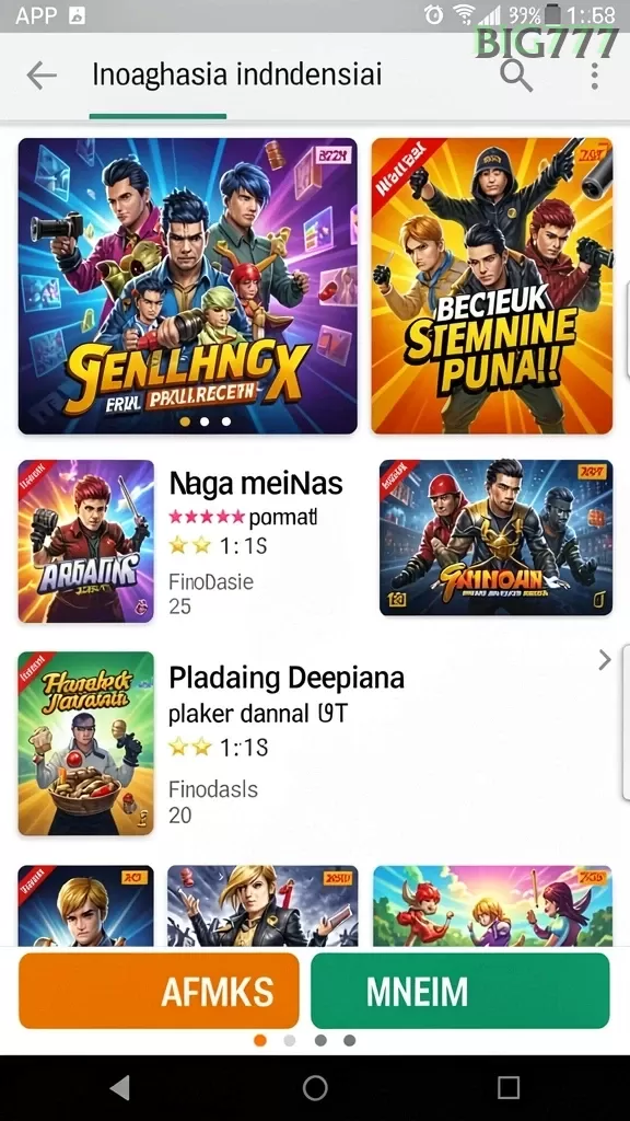Cuplikan layar 33LGAMES — halaman utama