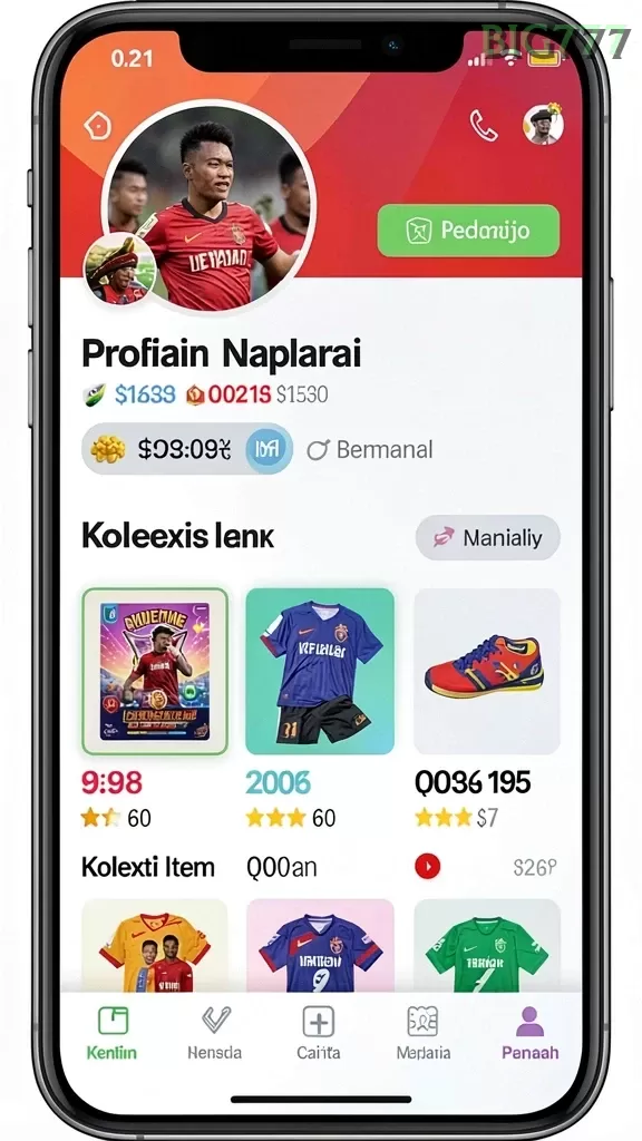 Cuplikan layar MPO2121 — menu navigasi